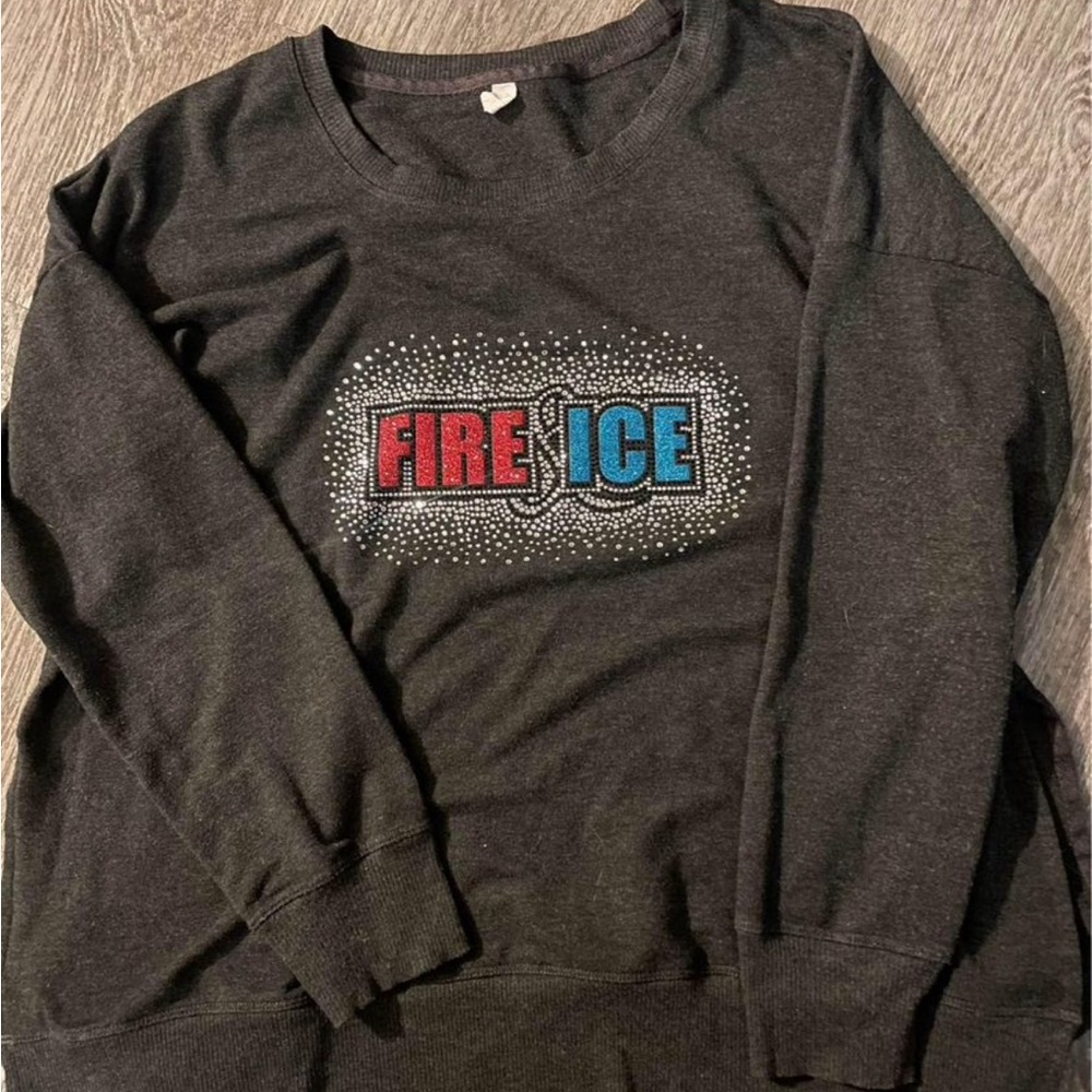 Fire and Ice cheer sweatshirt, AL